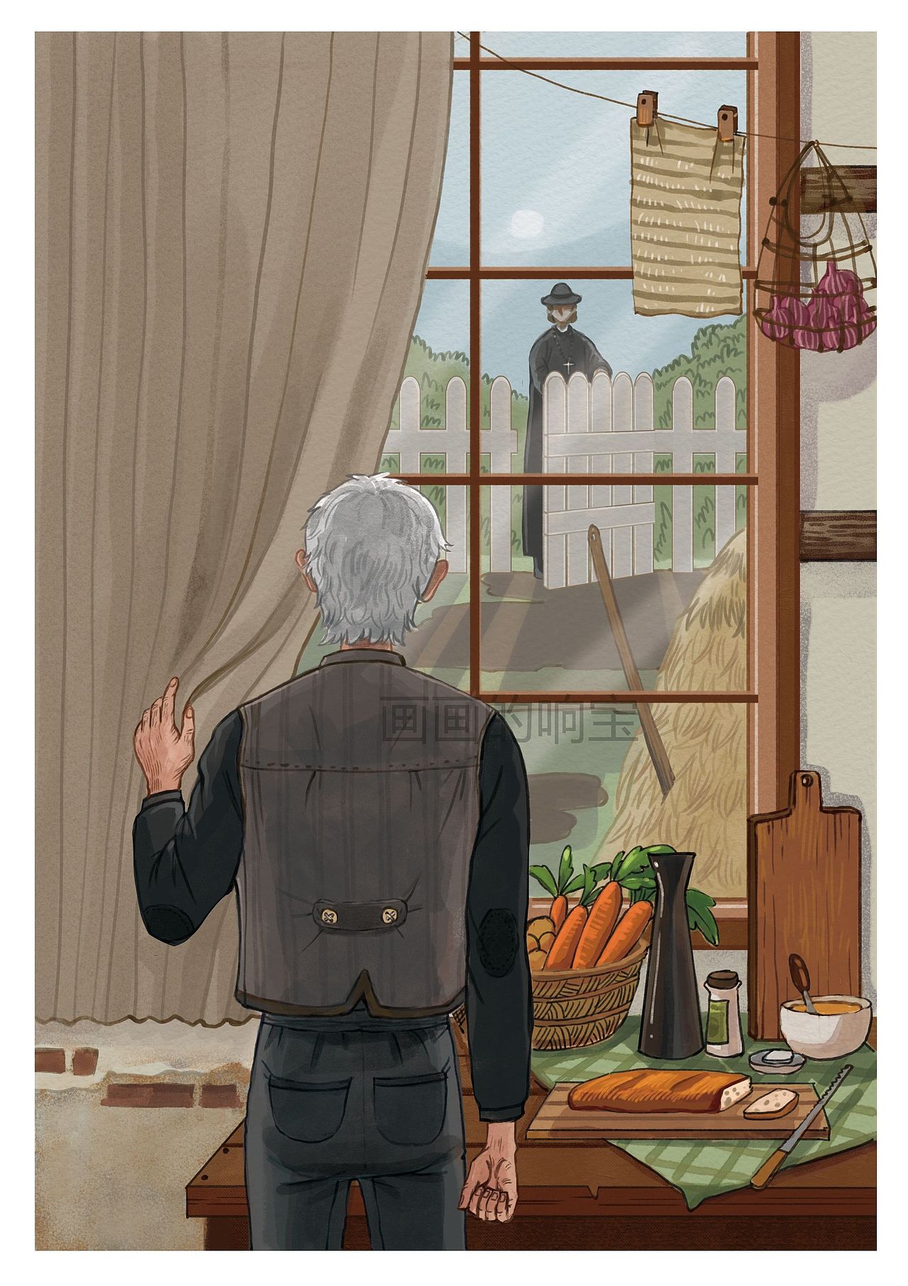 《福尔摩斯探案》插图（图ZMzY3Mjk3NDgw） - 儿童插画 - 站酷设计师插画师晨焕原创素材 - 站酷ZCOOL