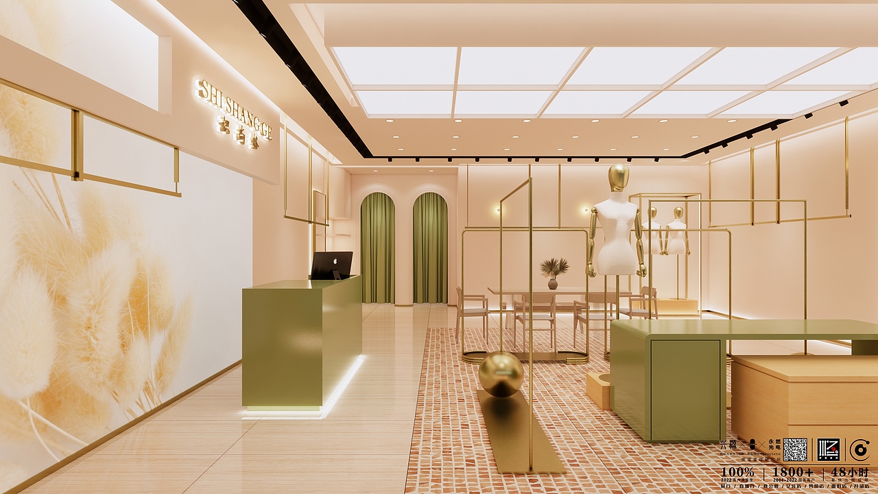 服装店/女装店/男装店/名品/面料店/纺织展厅/空间设计（图ZMzYwOTYwMTg0） - 商业空间设计 - 站酷设计师怪蛋星球原创素材 - 站酷ZCOOL