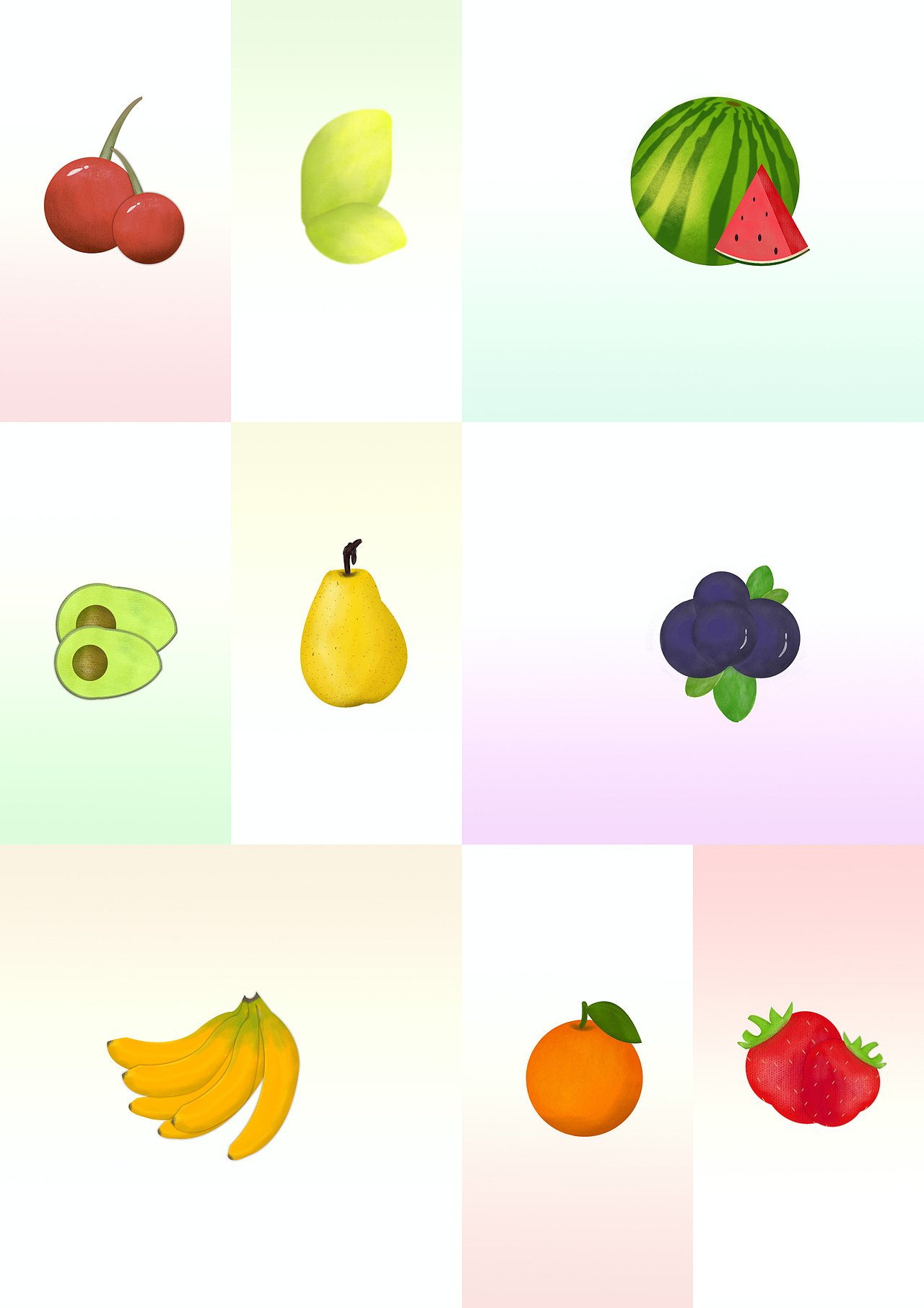 水果插画