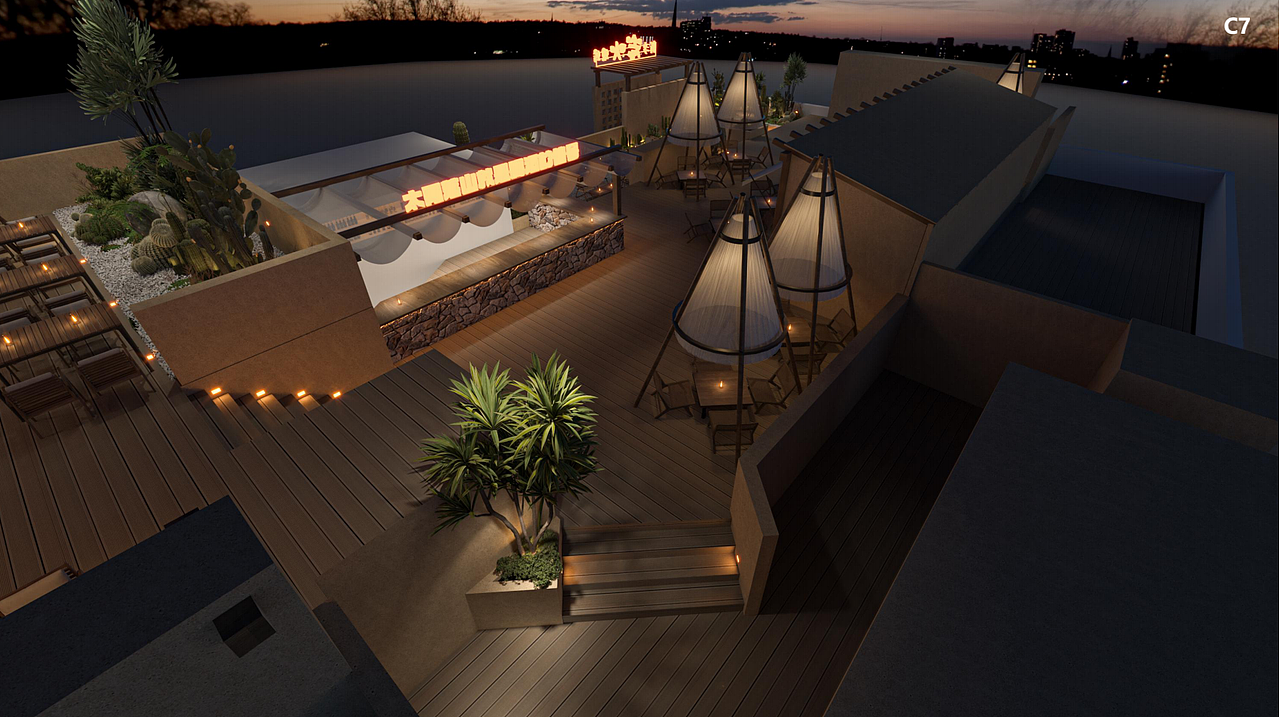 露天营地烧烤店-新沙烧烤（图ZMzY2NTE1NzUy） - 酒店餐饮设计 - 站酷设计师华空间设计原创素材 - 站酷ZCOOL