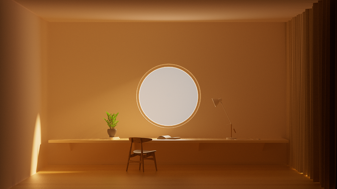 可控硅吸顶灯--圆素