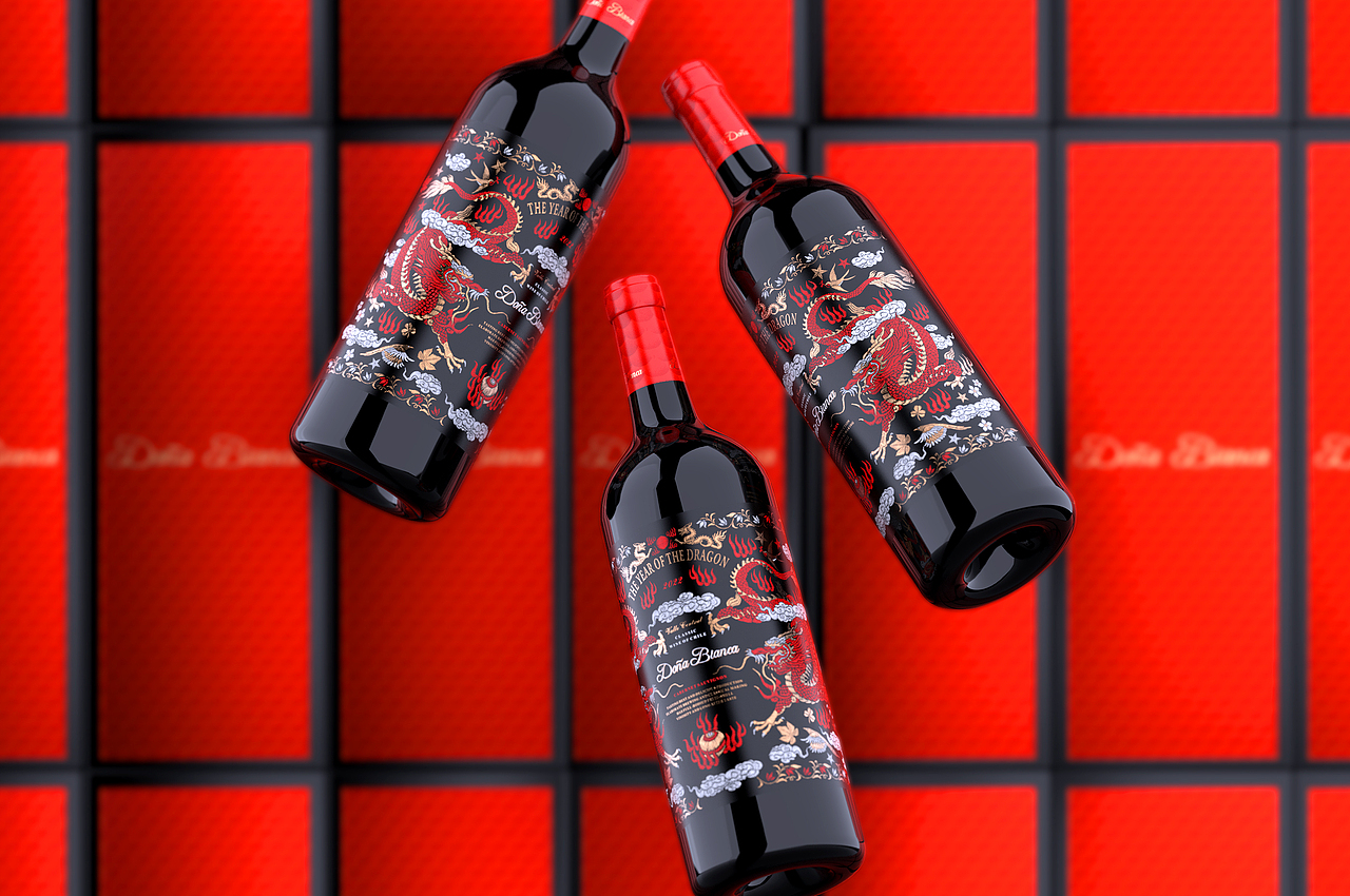 安卡龙年定制 葡萄酒品牌包装设计｜葡萄酒 酒标 红酒（图ZMzU1NzEwNzcy） - 包装 - 站酷设计师十二创意原创素材 - 站酷ZCOOL