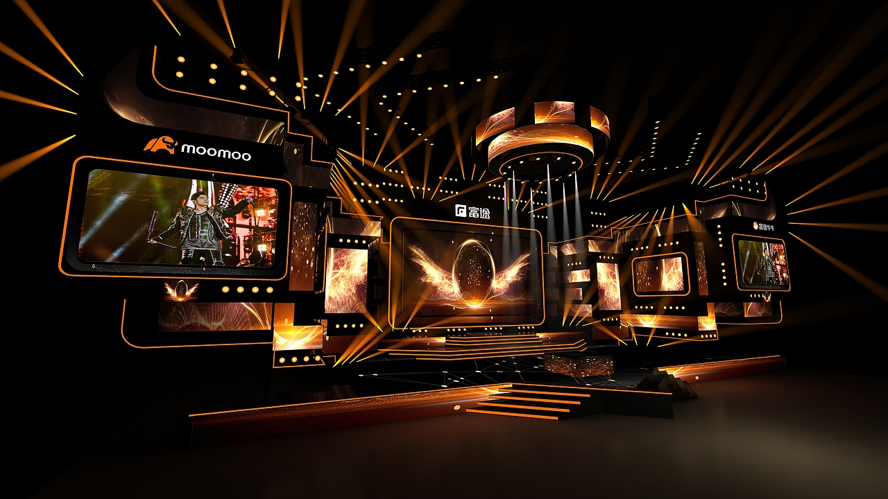 富途年会（图ZMzI0MTUzODE2） - 舞台美术 - 站酷设计师zyp1688原创素材 - 站酷ZCOOL