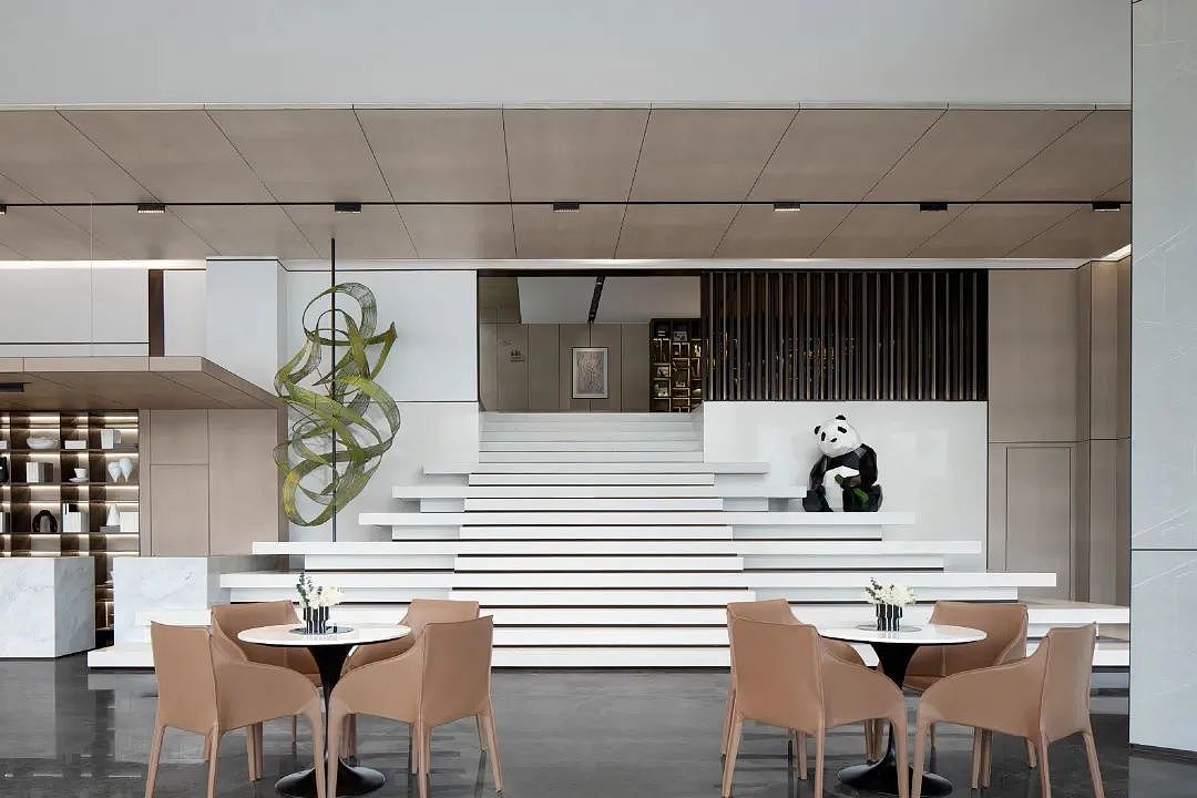 空间案例|「奥园 •锦官芳华」简洁纯粹中的几何美感