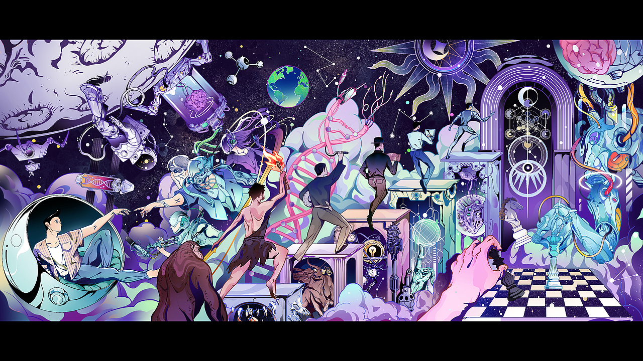 The four values of onion（图ZMzIwMDAwOTIw） - 商业插画 - 站酷设计师whatever蒋原创素材 - 站酷ZCOOL