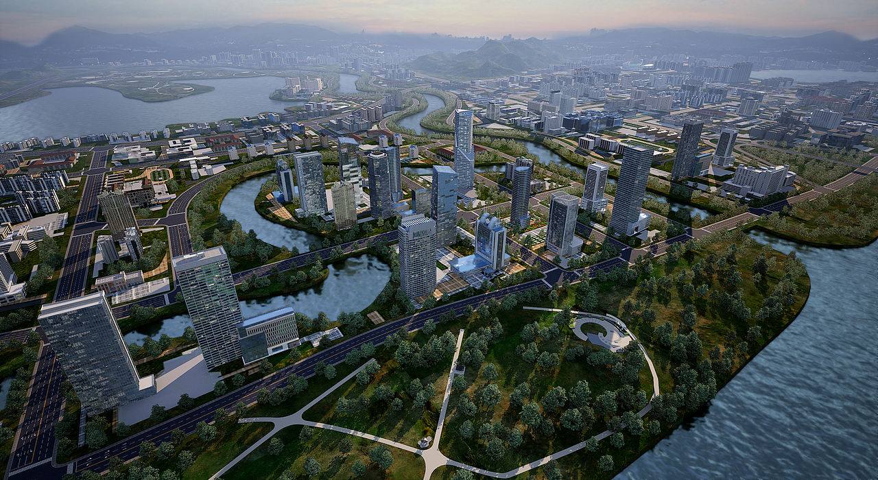 ue5长沙智慧城市场景