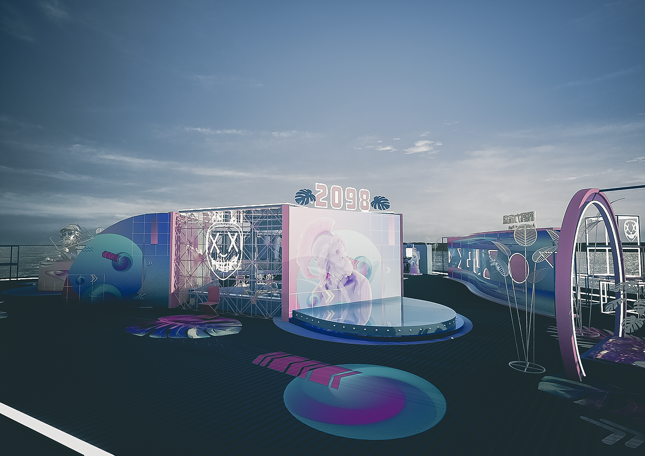 商业美陈|穿越2098