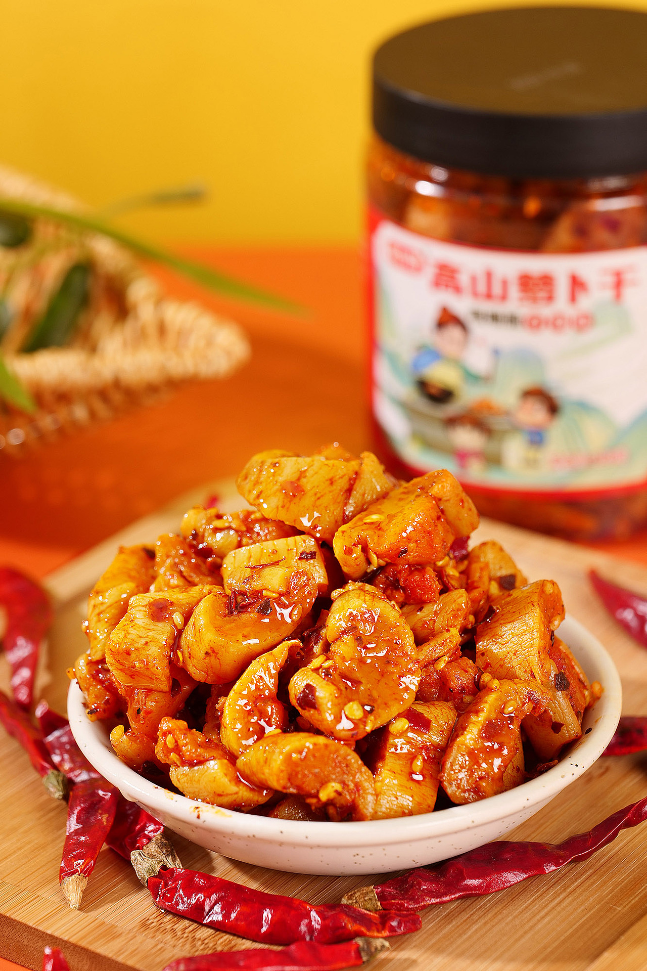 竹笋拍摄/萝卜干拍摄/零食特产拍摄