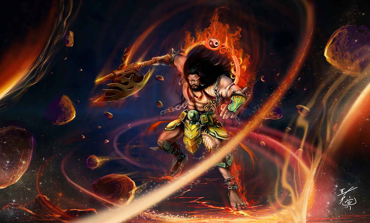 盤古開天（圖ZMzEwMzMyODE2） - 設(shè)定/分鏡 - 站酷設(shè)計(jì)師王克兵原創(chuàng)素材 - 站酷ZCOOL