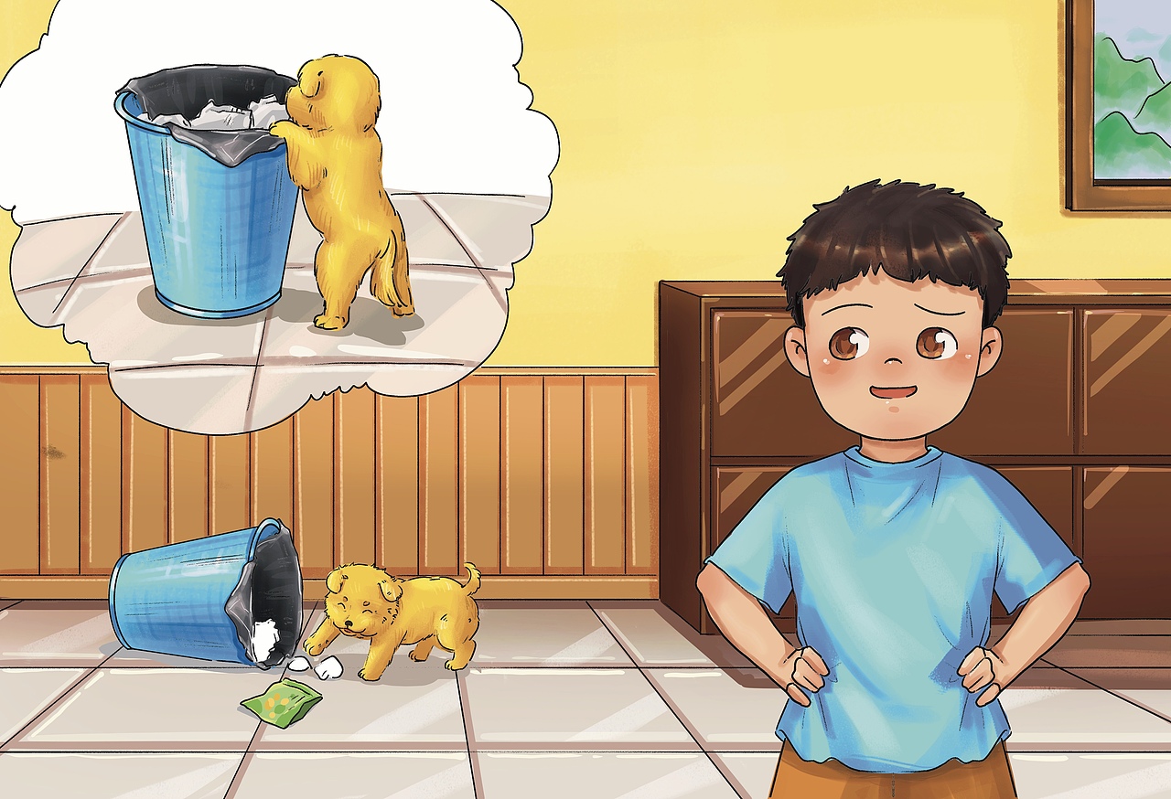 儿童教育绘本书籍《淘气包蹦蹦》