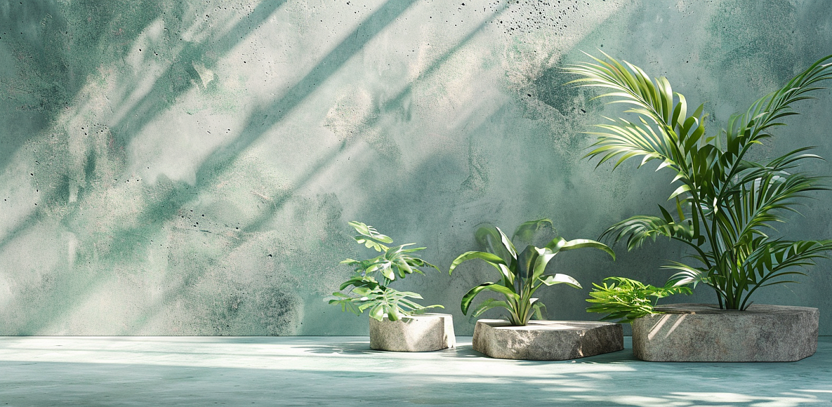 AI电商绿植展台