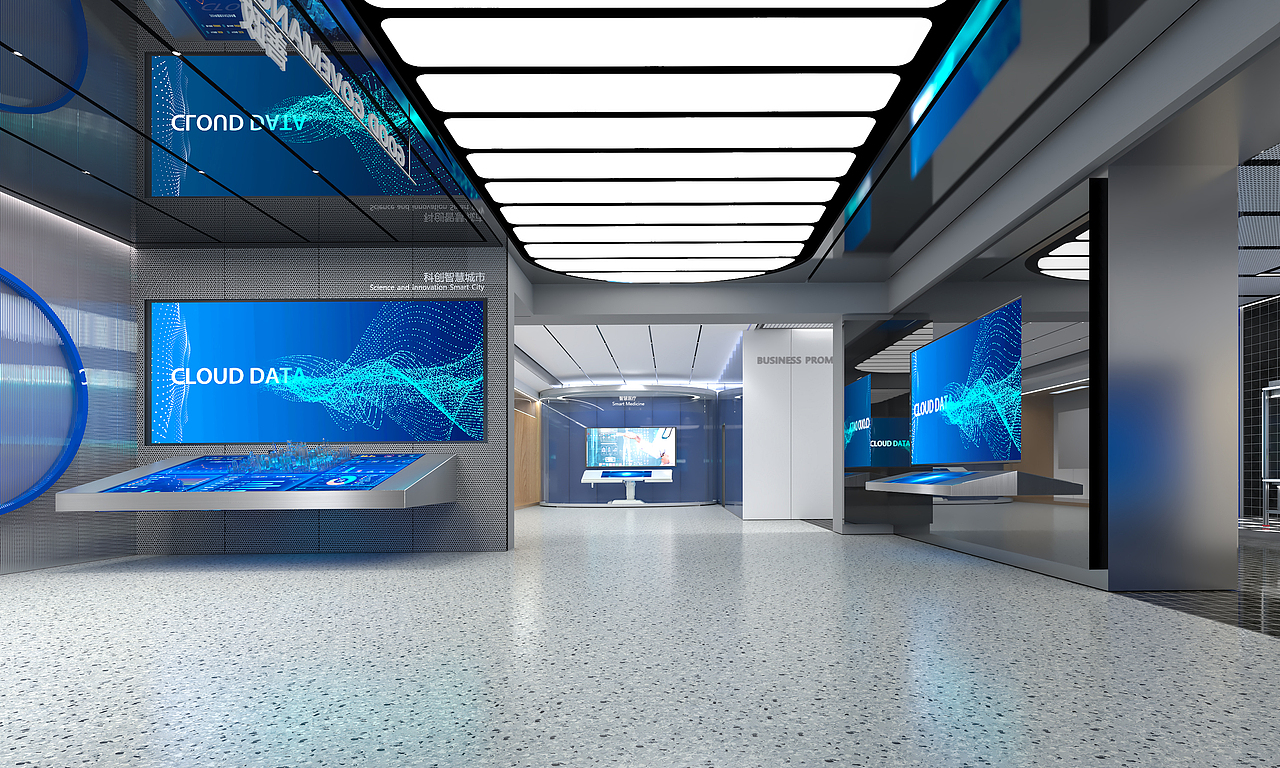 科创信息展厅（图ZMzA3MDQxNDQw） - 展陈设计 - 站酷设计师Seven丶0615原创素材 - 站酷ZCOOL