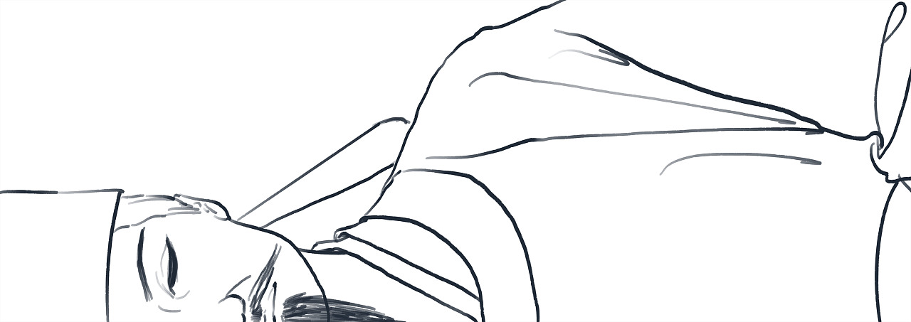 李煜梦词插画之《子夜歌·人生愁恨何能免》