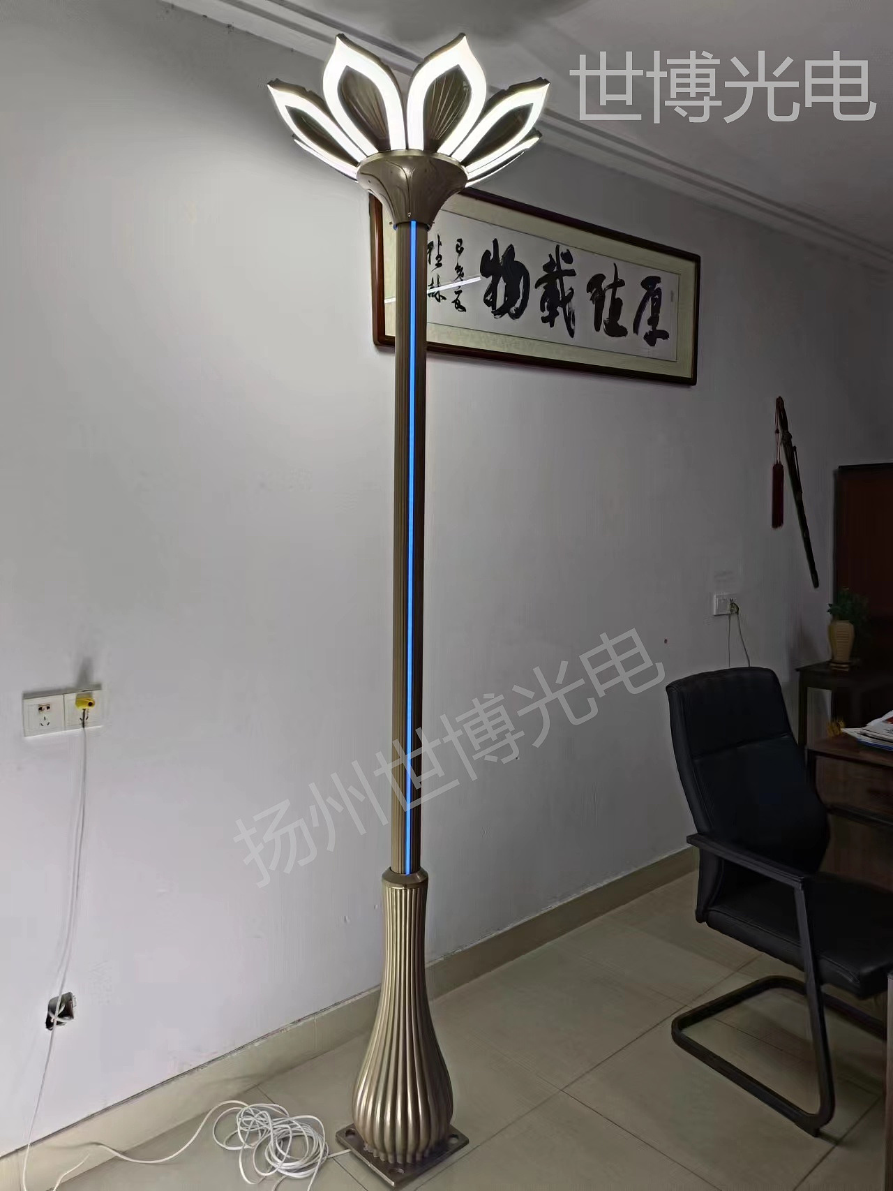 3.5米高端盛世莲花路灯非标文旅户外道路照明景观灯厂