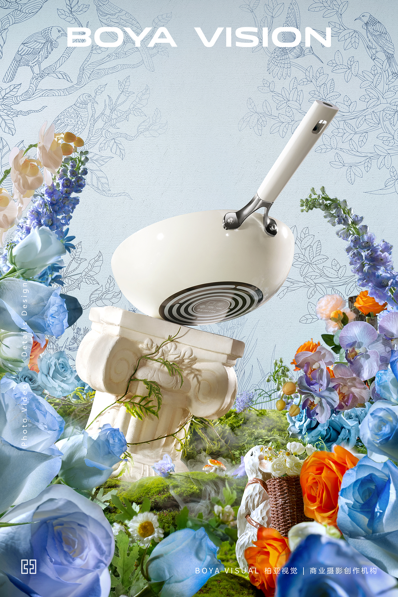 厨具摄影 ｜苏宁易购 0涂层轻量炒锅 X BOYA 视觉创作（图ZMzU3NDU1Nzky） - 产品摄影 - 站酷设计师柏亚视觉摄影原创素材 - 站酷ZCOOL