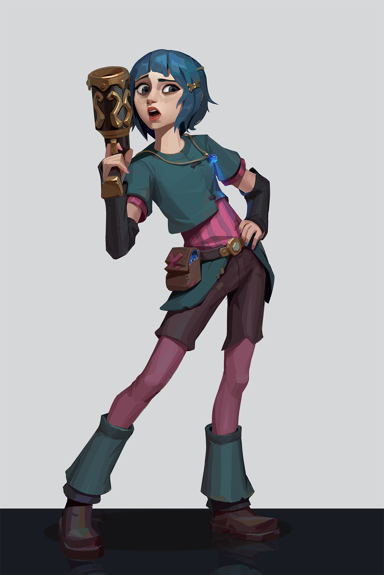 英雄联盟双城之战-爆爆（图ZMzAxODg2MjA0） - 游戏原画 - 站酷设计师PENPEN_GAO原创素材 - 站酷ZCOOL