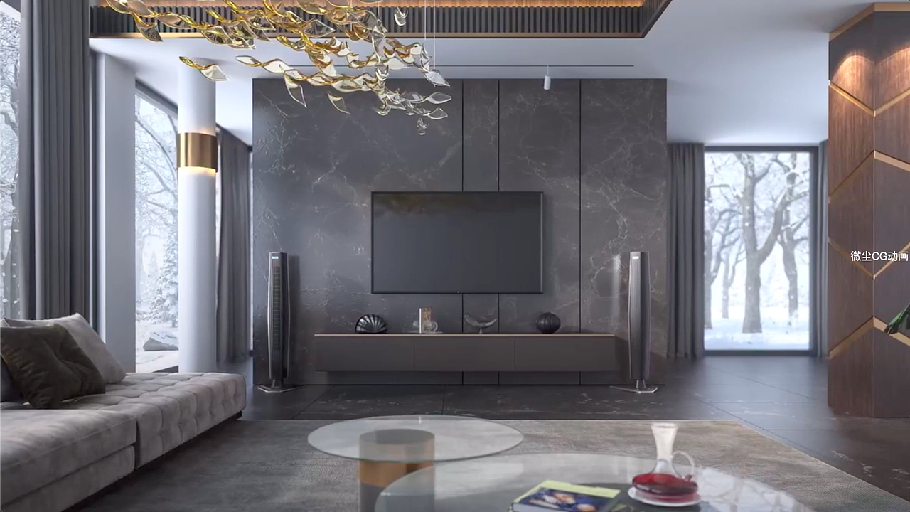 聚普森JPoyson创世系列塔扇取暖器Ultima.X9三维CG动画