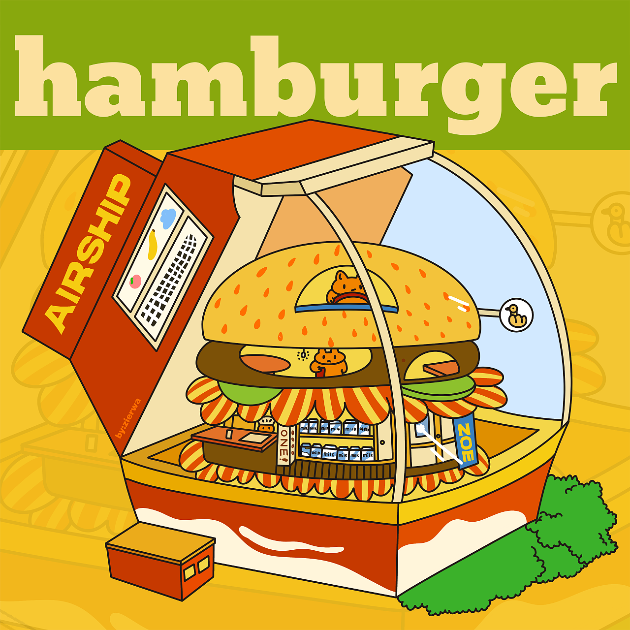 食物创意插画系列