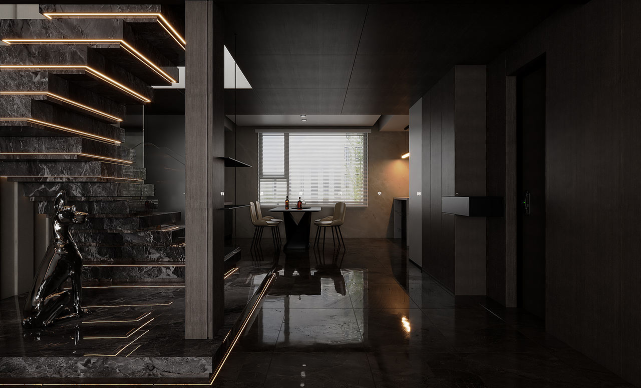First floor space \一楼空间（图ZMzU1NTc4MDA4） - 家装设计 - 站酷设计师SKYDESIGN丨原创素材 - 站酷ZCOOL