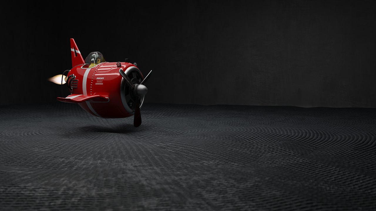 「Blender」萌新的第一架小飞机