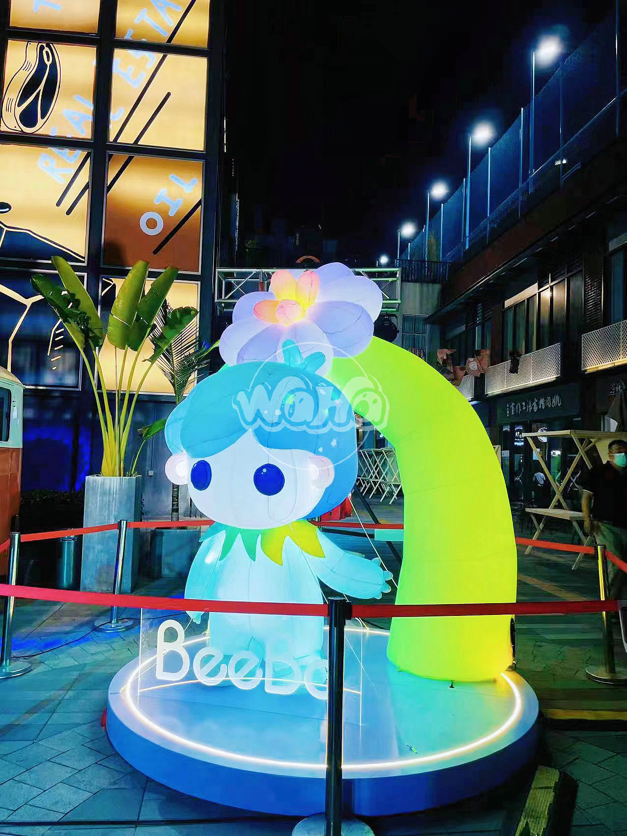 海洋系列主题气模 越夜越美 空间设计 商场中庭装饰