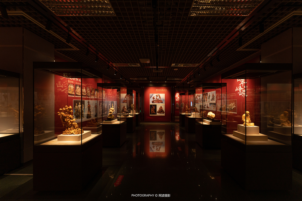 福州博物馆——非物质文化遗产 木雕艺术 陈展作品（图ZMzAxMDUyMDQ4） - 环境/建筑摄影 - 站酷设计师阿波摄影原创素材 - 站酷ZCOOL