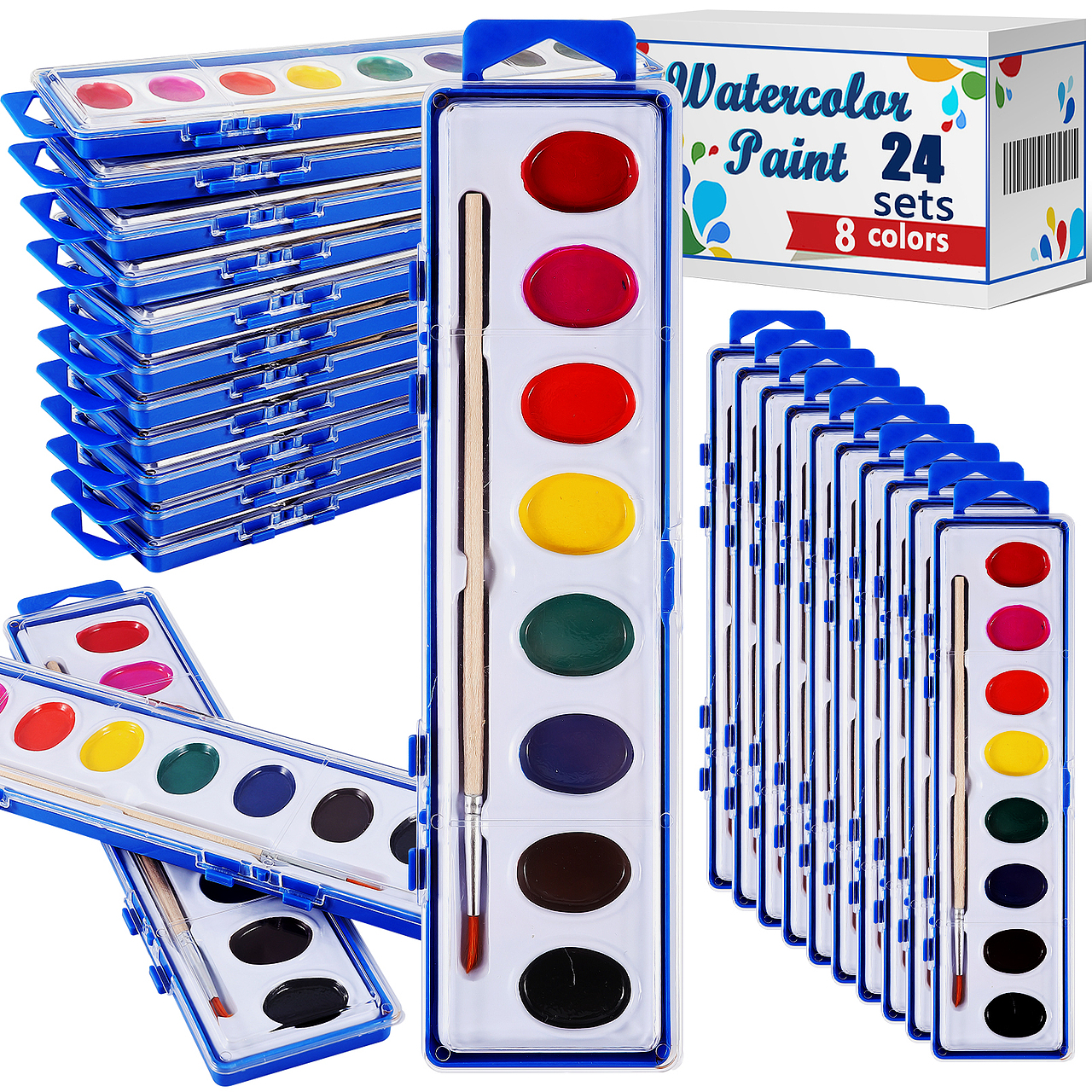 24 个带木杆颜料亚马逊主图A+