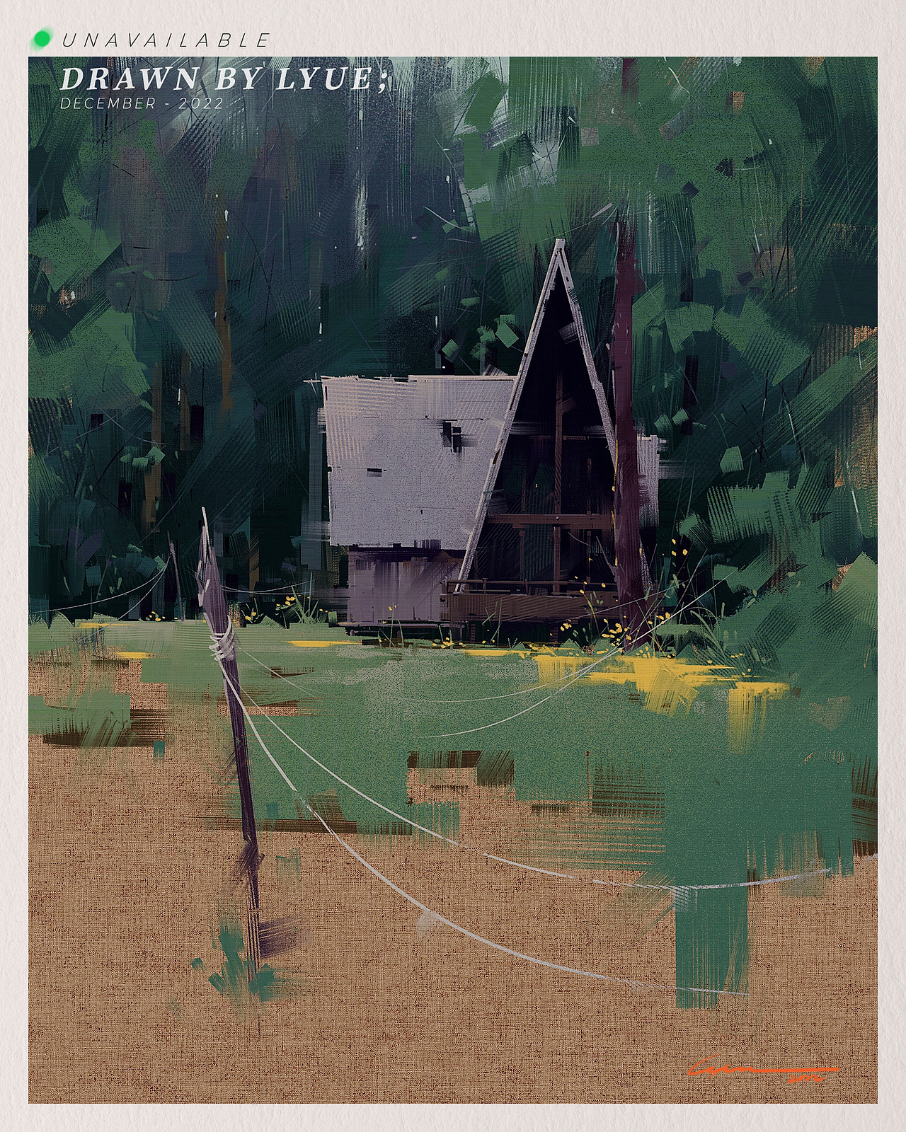 iPad风景插画合集（2022.12）（图ZMzI2MjkyNTAw） - 艺术插画 - 站酷设计师厘鱼Lyue原创素材 - 站酷ZCOOL
