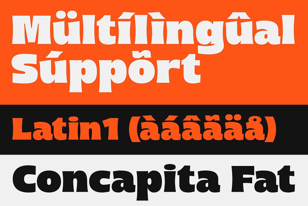 潮流时尚粗体字POP文创广告海报封面标题装饰英文字体