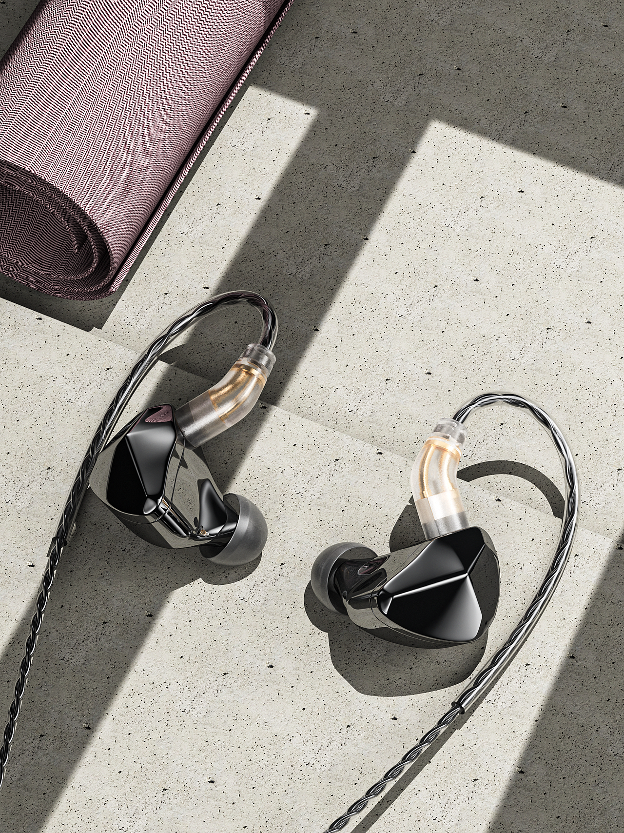 挂耳式耳机 建模渲染