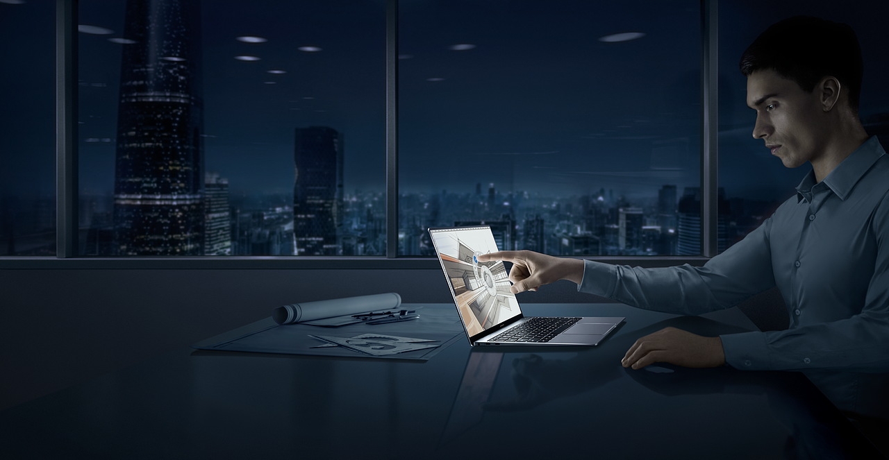 Visioun 3C摄影｜商务笔记本电脑 X HUAWEI（图ZMzY1Njc2NzA0） - 产品摄影 - 站酷设计师Visioun_Studio原创素材 - 站酷ZCOOL