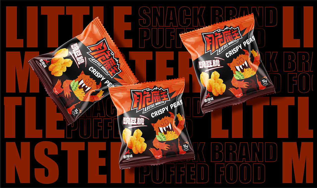 脆魔王-膨化零食品牌IP设计/包装设计/全案设计（图ZMzQ2NzY2ODky） - 包装 - 站酷设计师请多关照品牌设计原创素材 - 站酷ZCOOL