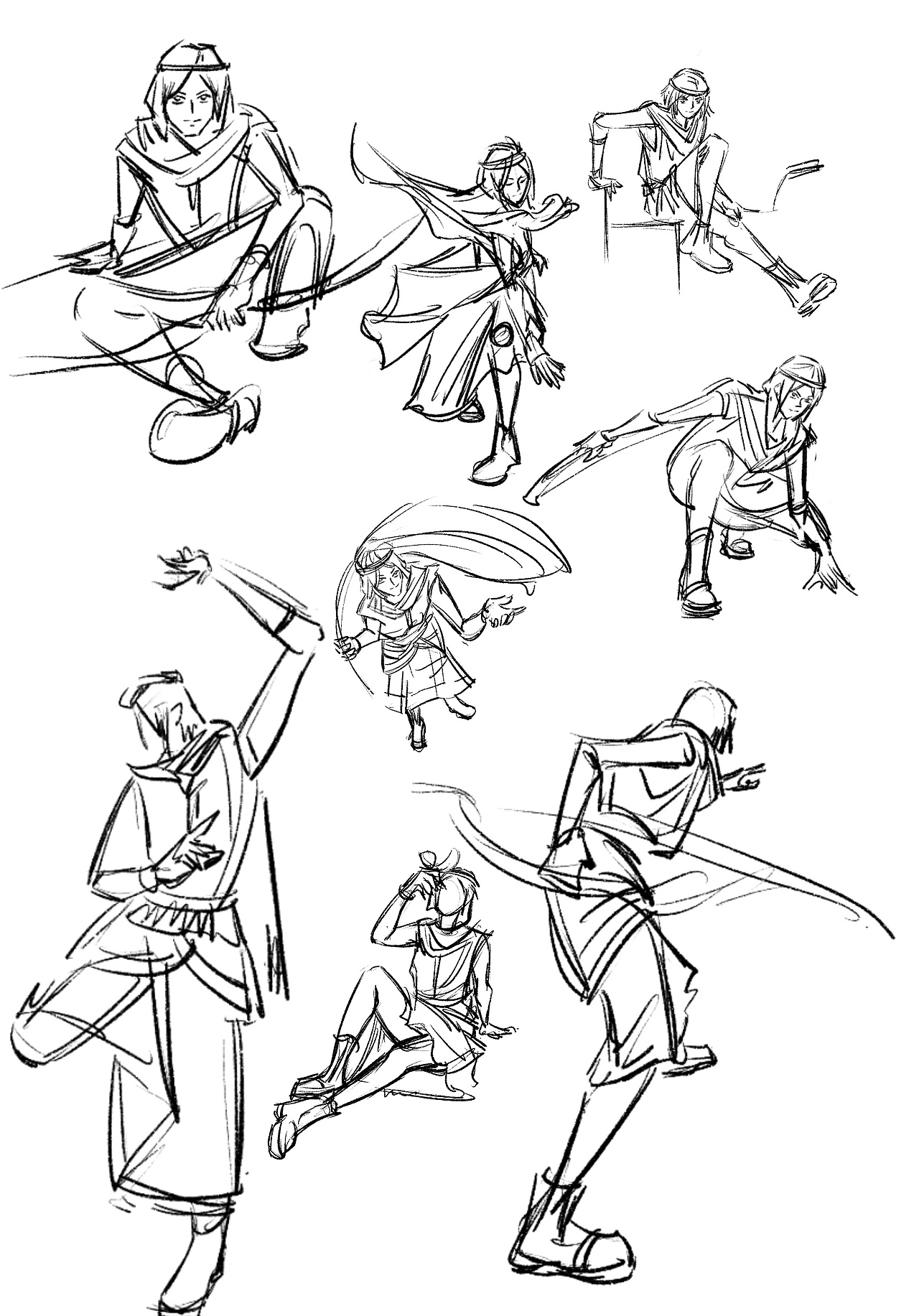 最近的一些速写练习