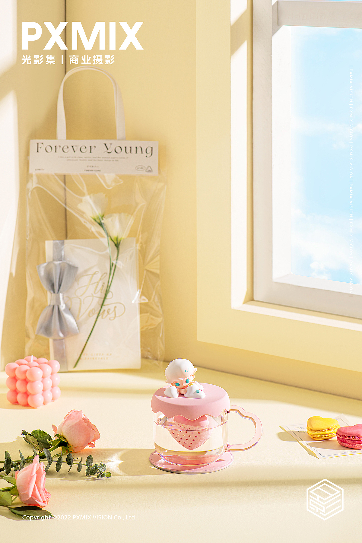 盲盒周边摄影丨泡泡玛特 七夕系列 x 光影集 PXMIX