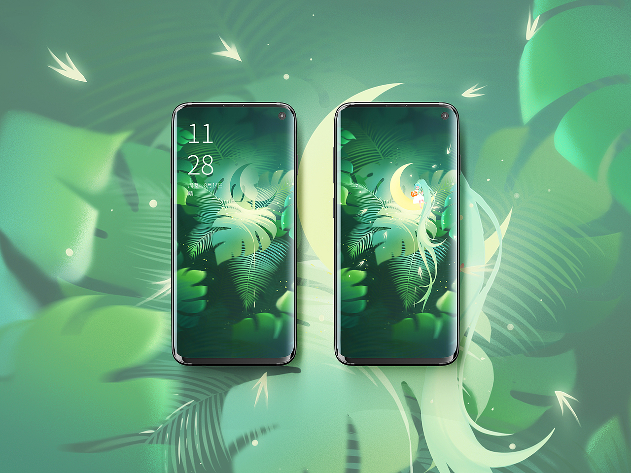 《月光叶梦，万物向生》（图ZMzM3NDkyNDky） - 创作习作 - 站酷设计师LXY向阳原创素材 - 站酷ZCOOL