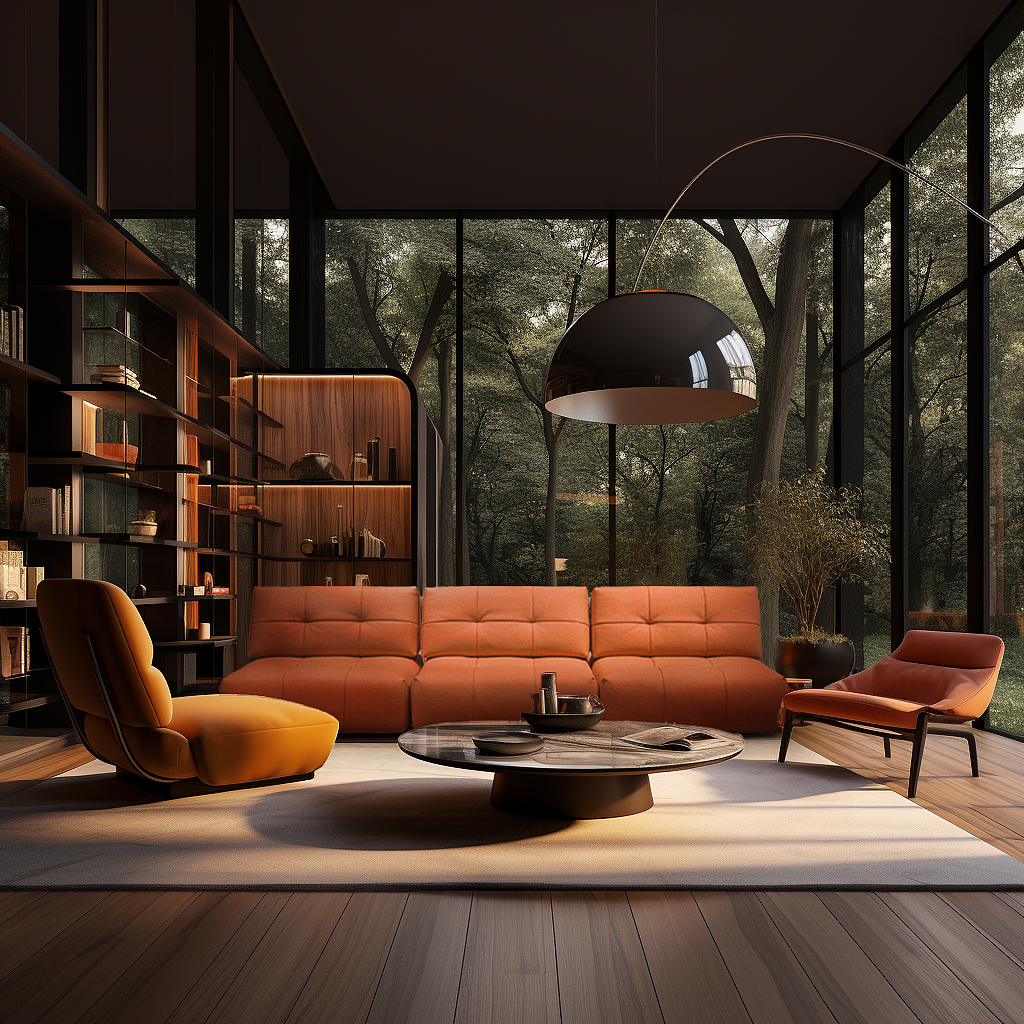 刘丹米黄色沙发