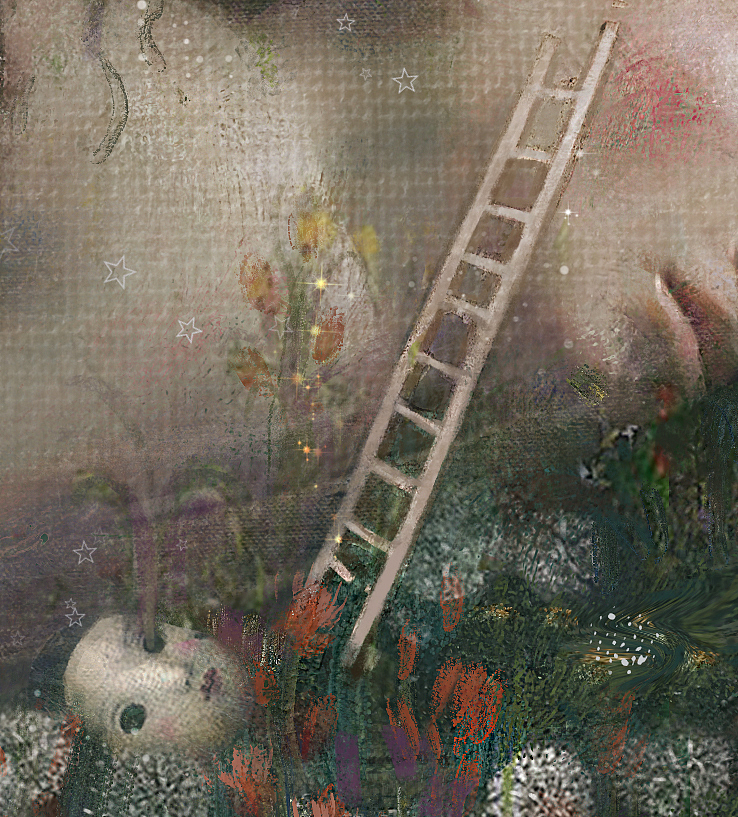 原創(chuàng)插畫《孤獨花園》③（圖ZMzE3MTc3NTYw） - 繪畫 - 站酷設計師演喬原創(chuàng)素材 - 站酷ZCOOL