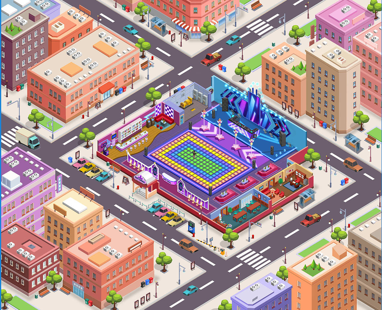 夜店设计地图（图ZMzAwODE5Mjcy） - 游戏原画 - 站酷设计师如梦暮原创素材 - 站酷ZCOOL