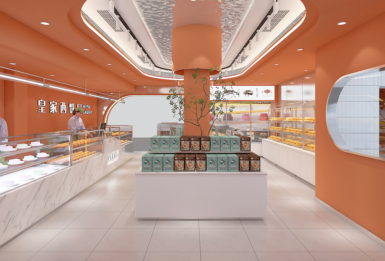 广西甜品店设计 广西面包店设计 成都面包店设计公司（图ZMzU0NTU0NzM2） - 酒店餐饮设计 - 站酷设计师六器设计原创素材 - 站酷ZCOOL