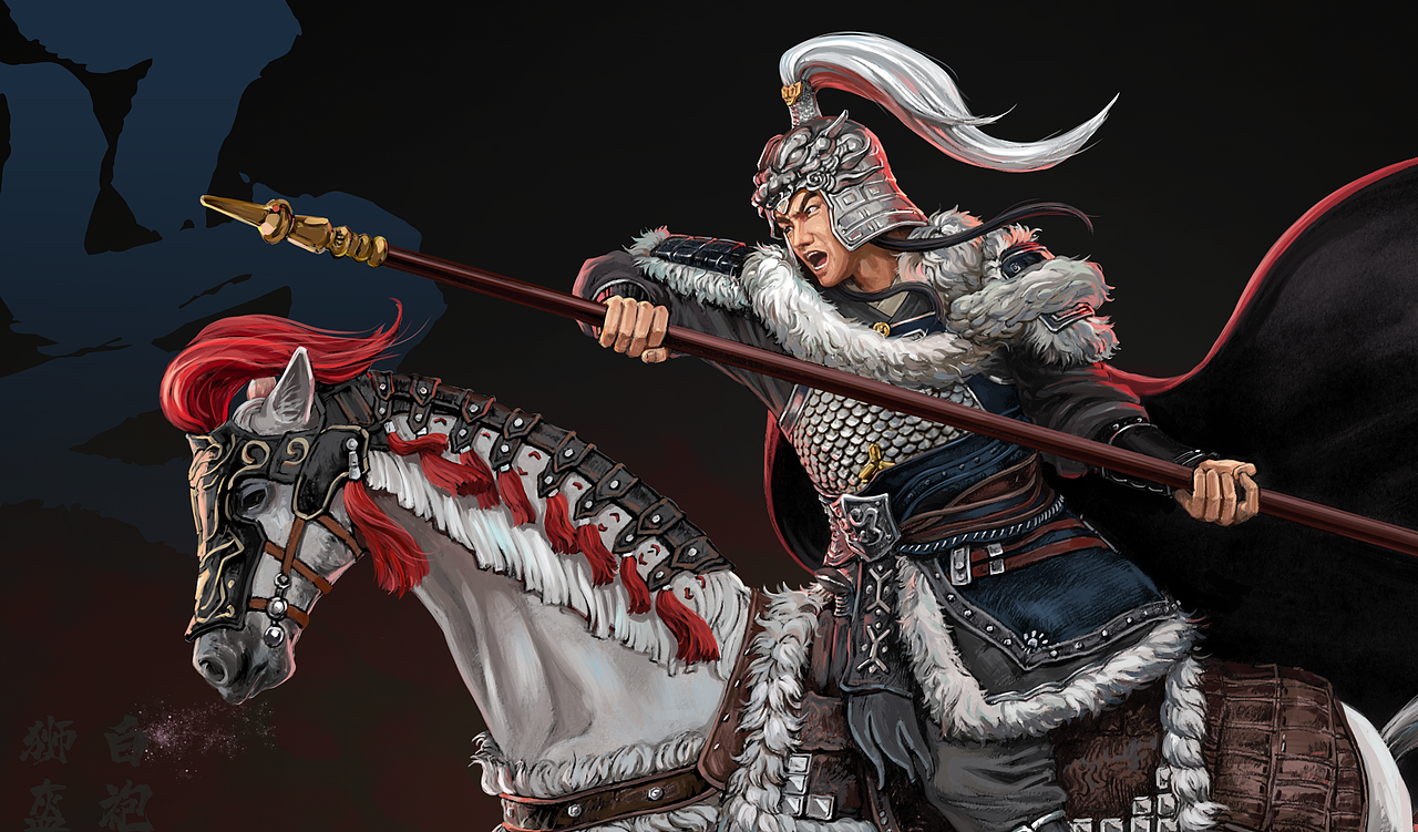 五虎上将——马超(图ZMzI3NTE3OTky) - 创作习作 - 站酷设计师皇叔在画画原创素材 - 站酷ZCOOL