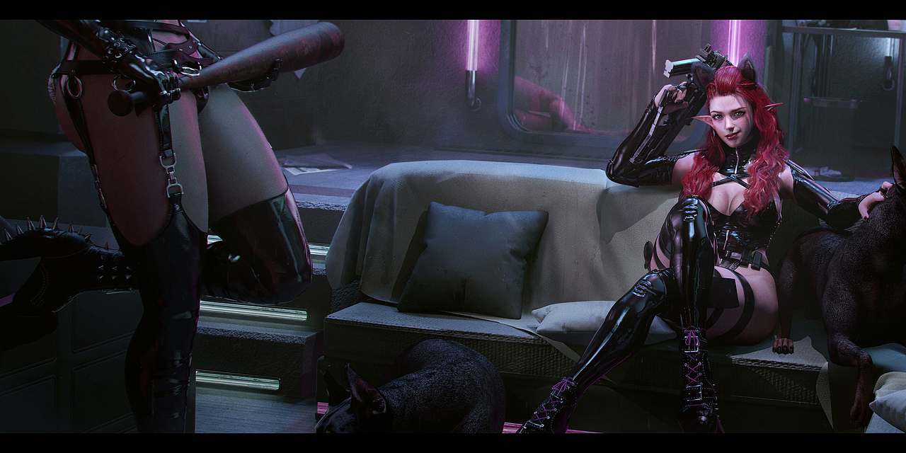 尖尖三姐妹-入侵（图ZMjk5NzU5NDY4） - 创作习作 - 站酷设计师tianzi_天恣原创素材 - 站酷ZCOOL