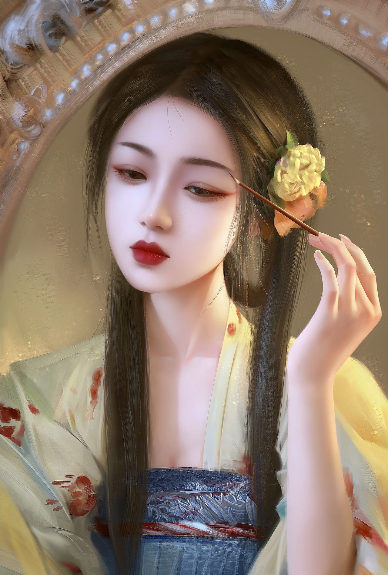 直播画的一些国风小姐姐