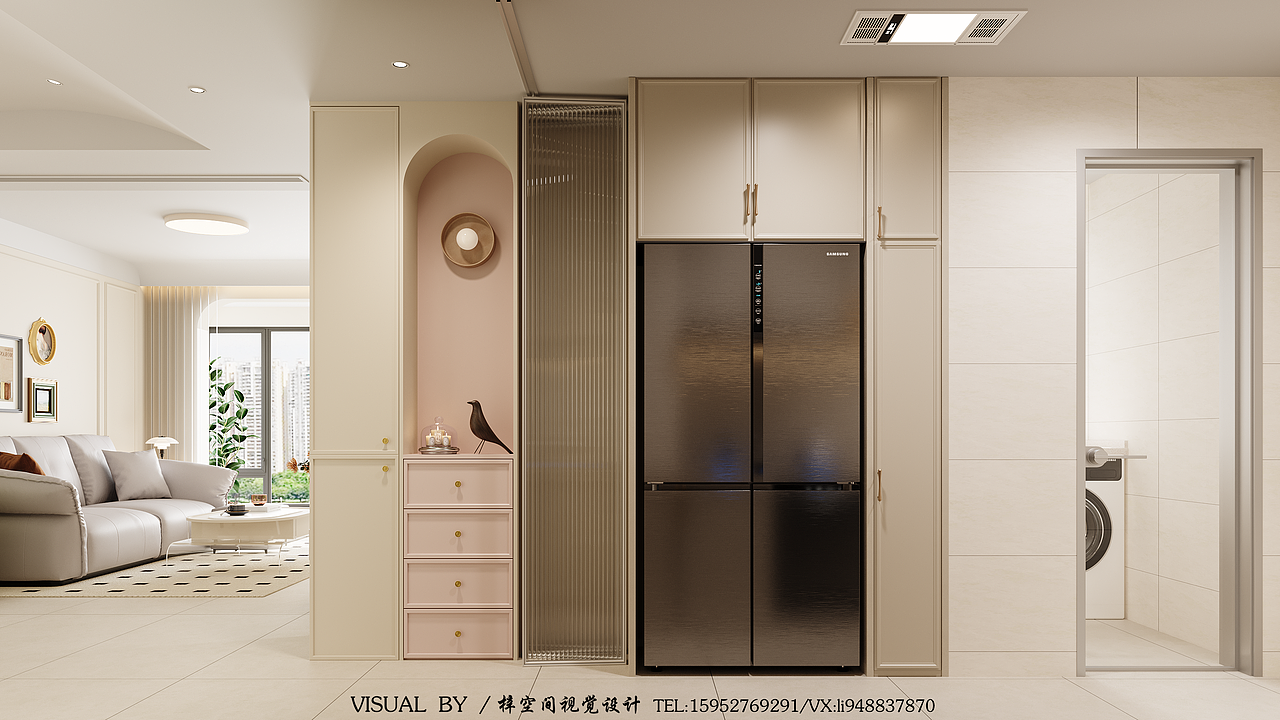 现代法式奶油风（图ZMzQwODczMDEy） - 家装设计 - 站酷设计师梓空间视觉原创素材 - 站酷ZCOOL