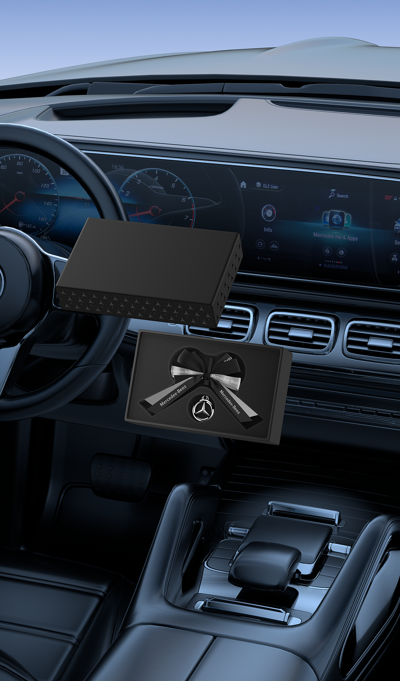 香薰挂件建模渲染