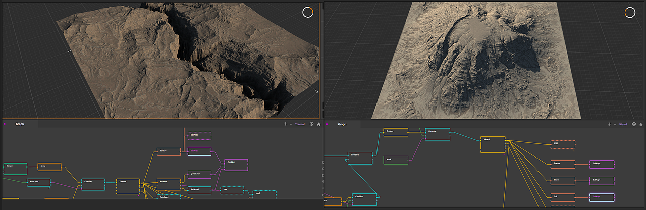 GAEA写实景观地形设计4K场景
