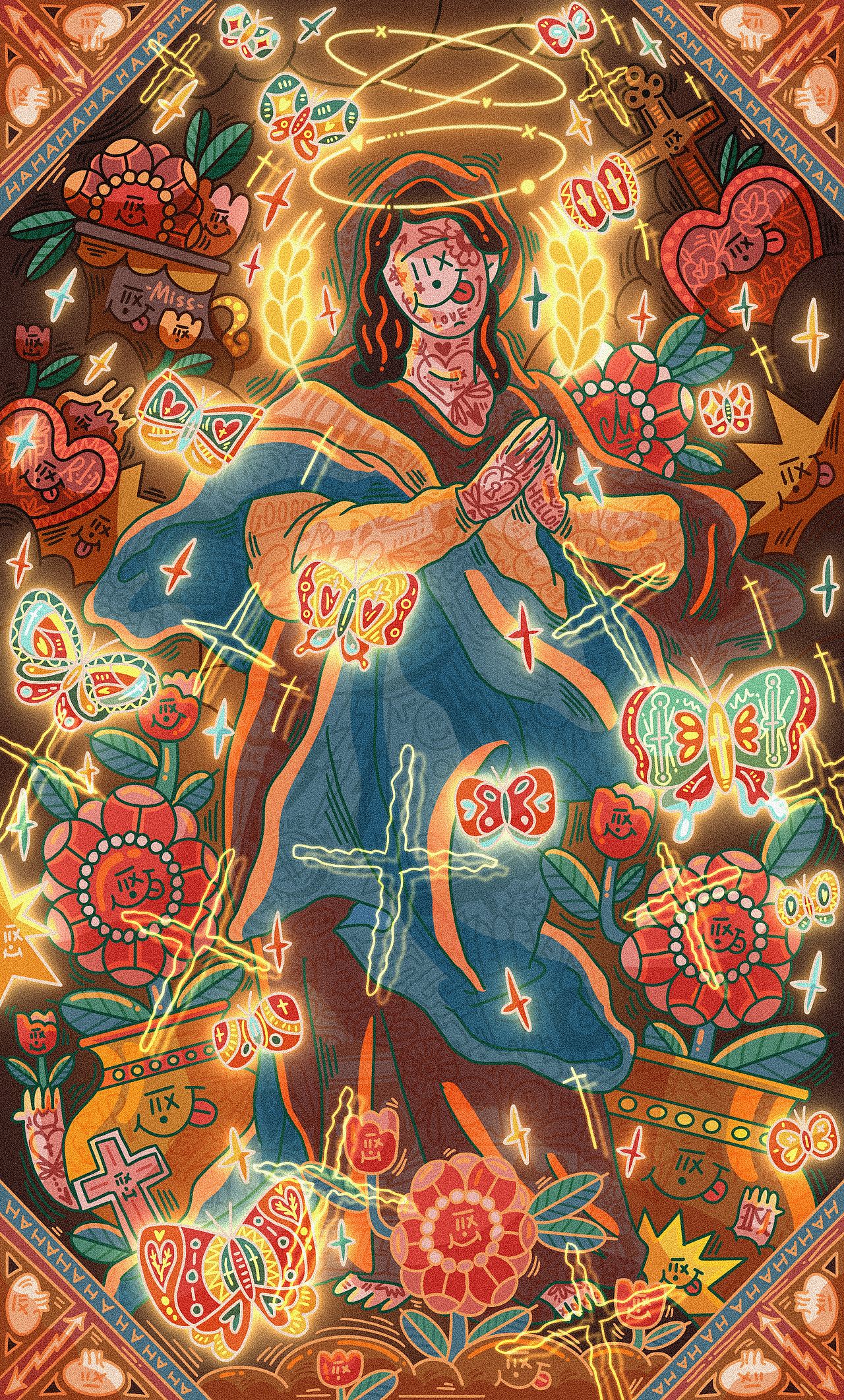 不严肃的神（图ZMzM2NDk1OTAw） - 创作习作 - 站酷设计师Mirror小学徒原创素材 - 站酷ZCOOL