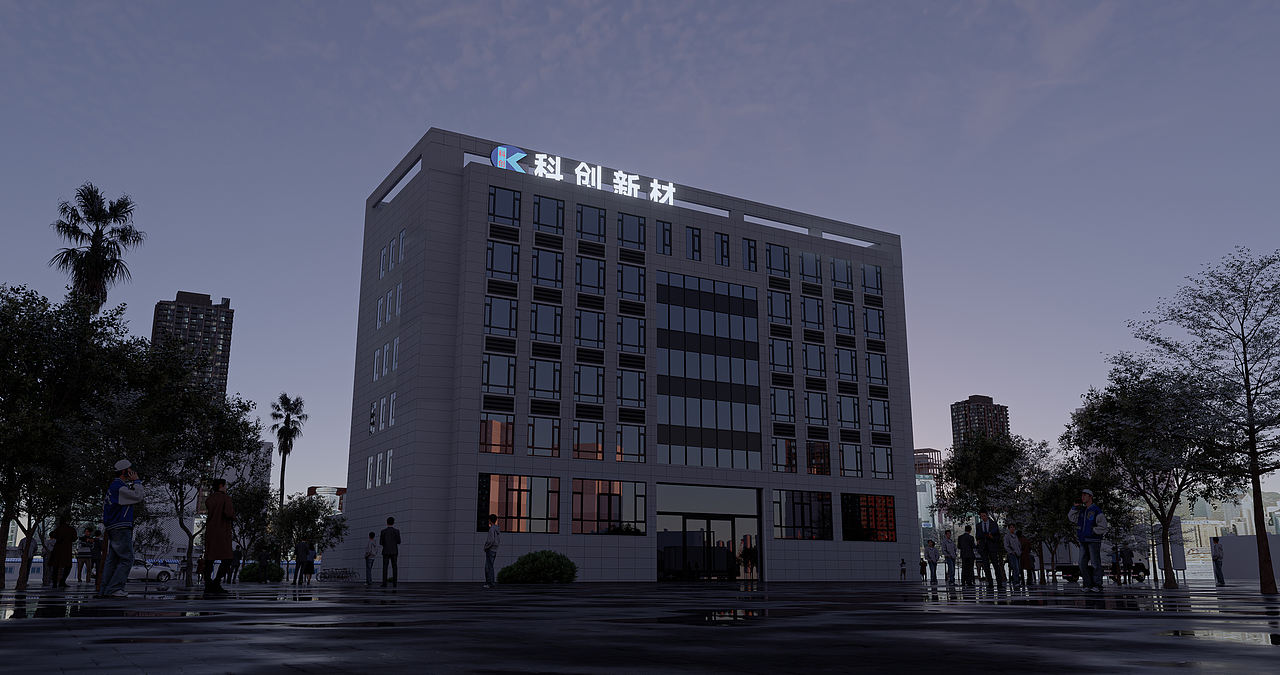 第一次用D5做大楼效果图（图ZMzQ3Nzg5ODUy） - 场景 - 站酷设计师我是小珂原创素材 - 站酷ZCOOL