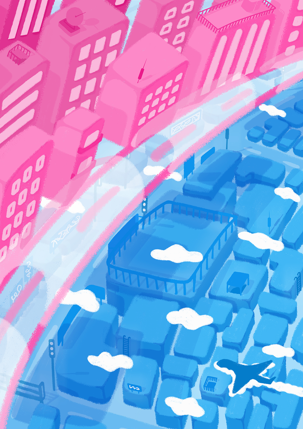 插画— 一朵云的呢喃（图ZMzA2NTcyNDQw） - 艺术插画 - 站酷设计师今天也想学画画呀原创素材 - 站酷ZCOOL