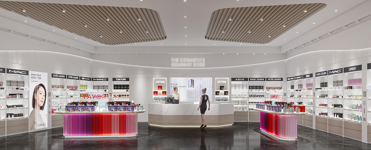 化妆品行业:店铺空间、陈列展示