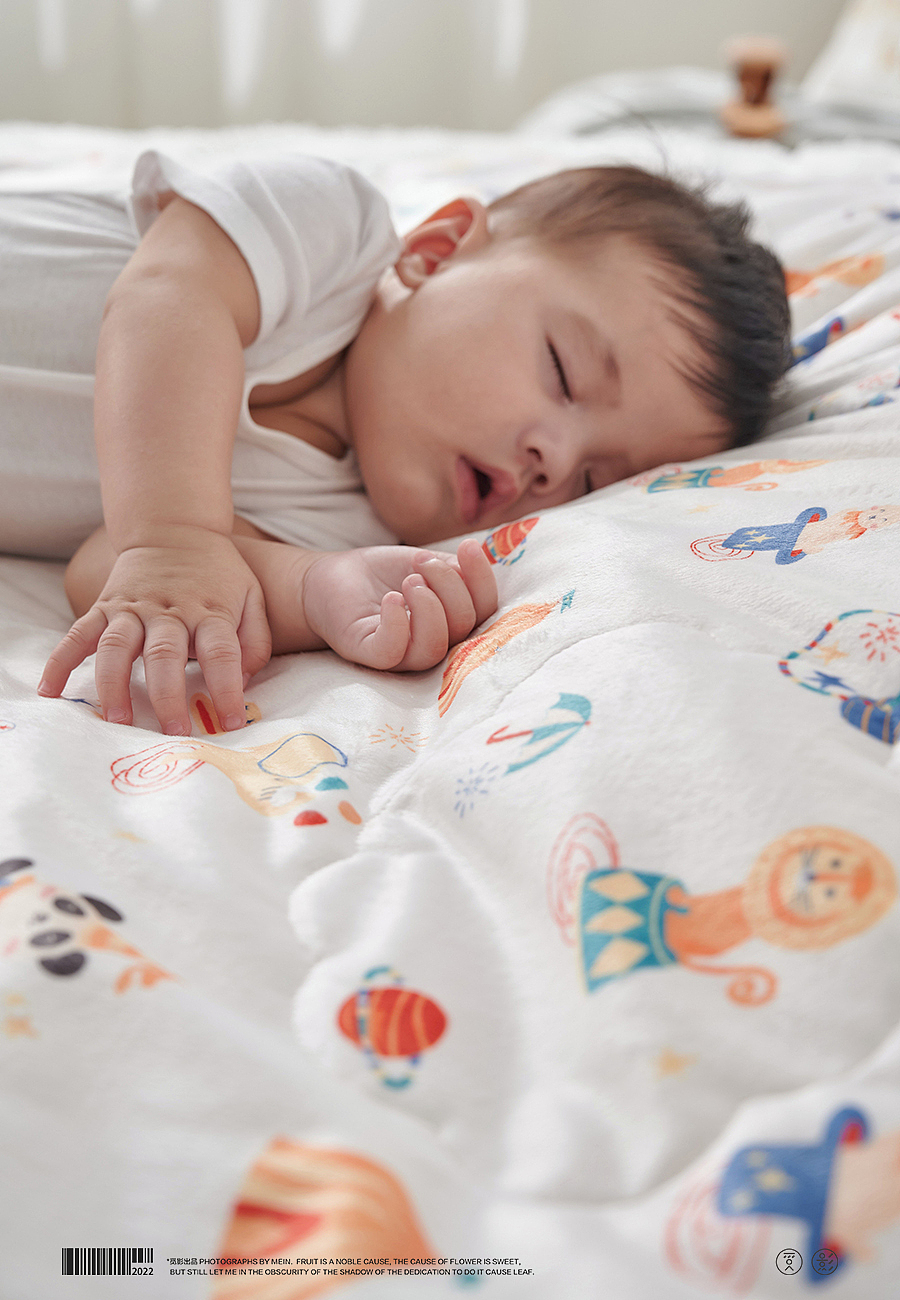 晚棉棉冬日暖暖被拍摄